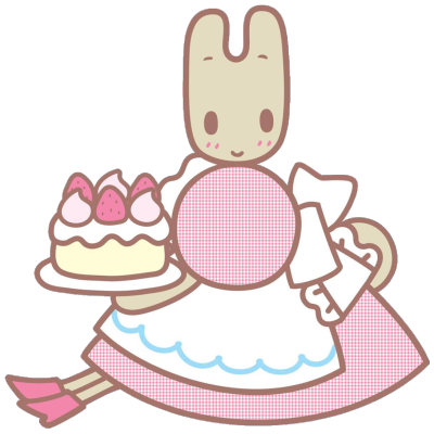 a pic of marron cream from sanrio sitting down